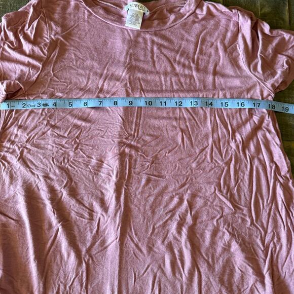 Honey & Lace Short Sleeve T-Shirt Dress With Pockets Size M - Picture 4 of 7